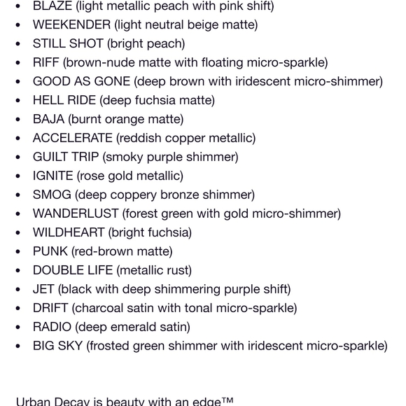 UD Born To Run Eyeshadow Palette - Picture 7 of 14